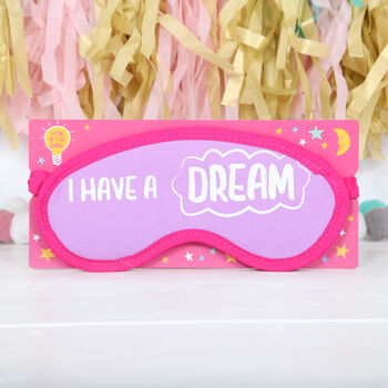 Glow In The Dark Sleep Mask On Gift Card, Four Designs, 5 of 5