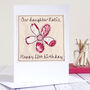 Personalised Flower 18th Birthday Card For Her, thumbnail 1 of 10