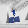 James Maddison Leicester Football Poster, thumbnail 3 of 3