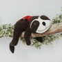 Sloth Bean Bag Toy Personalised And Handmade, thumbnail 1 of 6