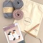 Sofa Socks 100% Merino Knitting Kit, thumbnail 2 of 6