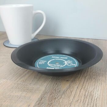 Personalised Small Vinyl Record Bowl, 2 of 8