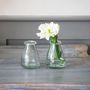 Pair Of Recycled Glass Bud Vases, thumbnail 1 of 2