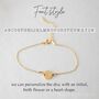 30th Birthday Jewellery Gift – Custom Silver Bracelet With Personalised Disc Charm, thumbnail 6 of 7