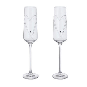 Dartington Romance Champagne Flutes – Set Of Two, 3 of 4