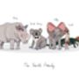 Personalised Party Animal Print, thumbnail 3 of 3