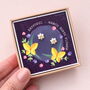 British Birth Flower Earrings Sterling Silver, thumbnail 1 of 12