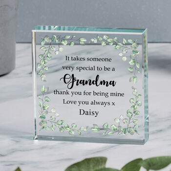 Someone Special Glass Token For Mum Or Grandma, 2 of 5