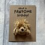 Cavapoo Cockerpoo Cavachon Doodle Crochet Birthday Card Handmade, thumbnail 8 of 8