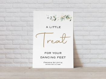 A Little Treat For Your Dancing Feet Sign, 2 of 4