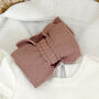 Pink Personalised Embroidered New Baby Name Cardigan, thumbnail 4 of 12
