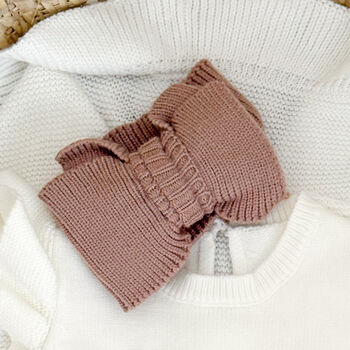 Pink Personalised Embroidered New Baby Name Cardigan, 4 of 12