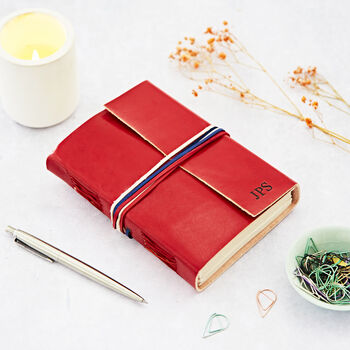 Personalised Distressed Three String Leather Journals, 8 of 12
