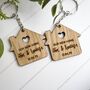Personalised New Home Keyring – “Home Sweet Home / Our New Home / My First Home” Gift, thumbnail 3 of 5