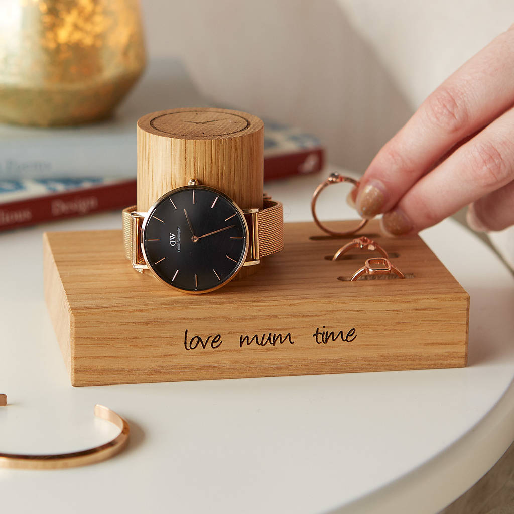 Personalised Ladies Ring And Watch Stand, 1 of 12