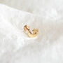 14 Carat Gold Moonlight, Solid Gold Labret Earring, thumbnail 1 of 5