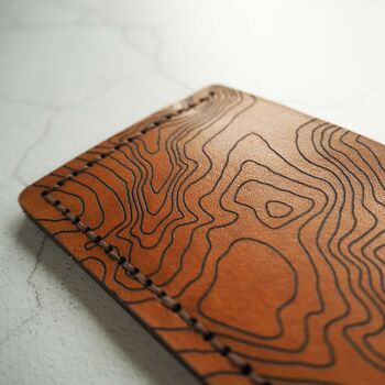 Custom Topography Credit Card Holder, 4 of 6