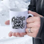 Christmas Spirit Junkie | Christmas Mug, thumbnail 1 of 5