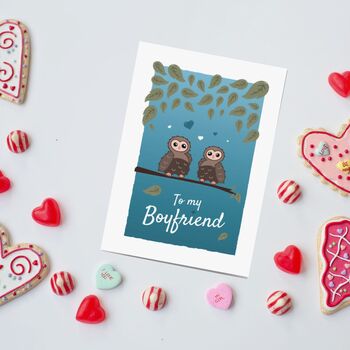 'To My Boyfriend' Valentines Day Card, 8 of 12