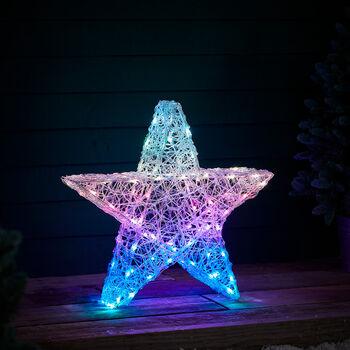 Twinkly Smart LED Outdoor Acrylic Medium Christmas Star, 7 of 12