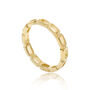 Gold Vermeil Chain Ring Polo, thumbnail 1 of 8