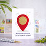 Personalised Location Marker Travel Scratch Card, thumbnail 5 of 8