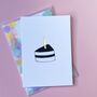 Birthday Cake Card With Confetti Envelope, thumbnail 1 of 3