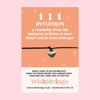 Your Angel Number Heart Bracelet Gift, 2 of 12