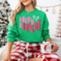 Merry And Bright Festive Christmas Jumper For Women, thumbnail 1 of 8