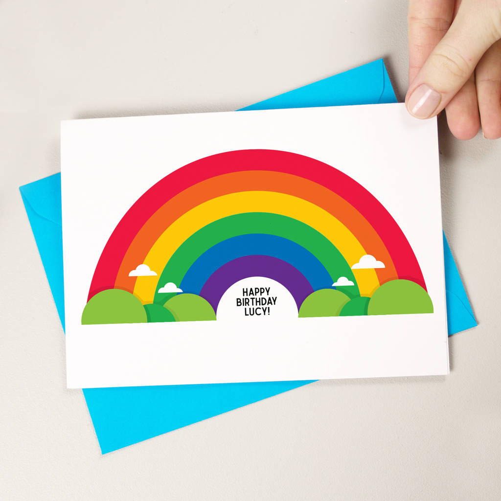 Rainbow Birthday Card, 1 of 3