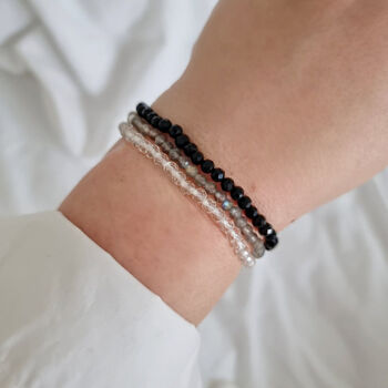Black Tourmaline Bracelet A Gift For Protection, 2 of 4