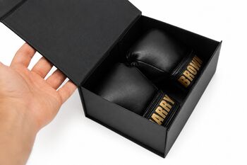 Personalised Baby And Toddler Boxing Gloves Gift Boxed, 9 of 10