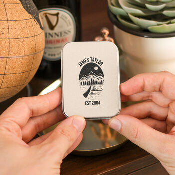 Personalised Adventure Silver Lighter Gift For Him, 2 of 3