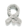 Luxury Grey Faux Fur Pom Pom Scarf, thumbnail 2 of 4