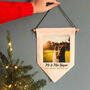 First Married Christmas Photo Decoration Banner, thumbnail 1 of 6