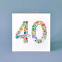 Mens Hobbies 40th Birthday Card, thumbnail 1 of 4