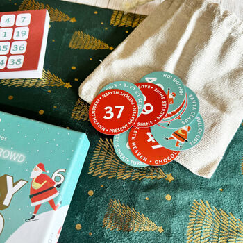 Fun Santa Bingo Christmas Family Game Five+ Years, 4 of 5