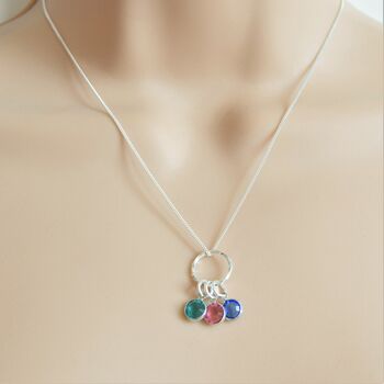 Our Family Birthstone Necklace, 2 of 4