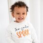 Child's Halloween 'Too Cute' Embroidered Sweatshirt Jumper, thumbnail 1 of 3