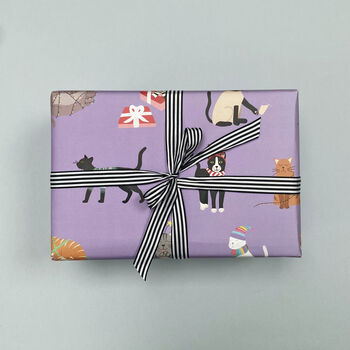 Christmas Cats Wrapping Paper, 3 of 6