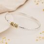 Personalised Sterling Silver Milestone Celebration Bangle, thumbnail 1 of 12