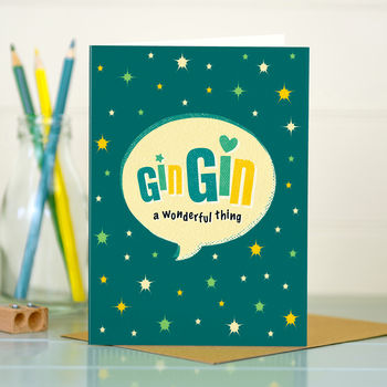 Gin Lover Birthday Card ‘Wonderful Gin’, 2 of 4