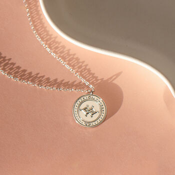 Sterling Silver Modern Talisman Necklace, 3 of 8