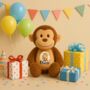 Personalised Initials Large Monkey Teddy, thumbnail 3 of 7