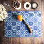 Dutch Delft 'Mixed Small Tiles' Worktop Protector, thumbnail 6 of 11