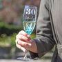 Personalised Age And Name Terrazzo Champagne Flute, thumbnail 4 of 7