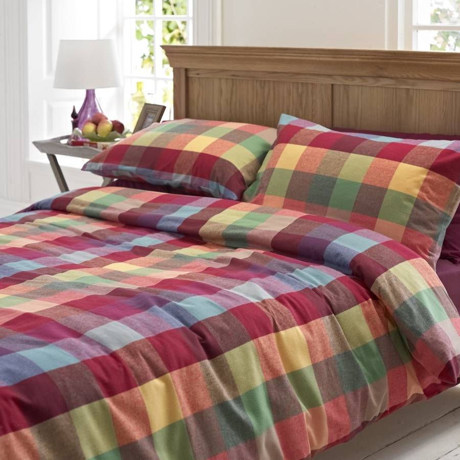 Colour Pop Cosy Brushed Cotton Duvet Set By Marquis Dawe Colour Pop Cosy Brushed Cotton Duvet Set