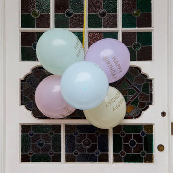 Pack Of 10 Pastel Balloons, 4 of 4