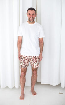 Matching Family Men's Leopard Swimshorts, 2 of 11