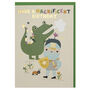 Legendary Knight And Dragon Children's Birthday Card, thumbnail 1 of 2